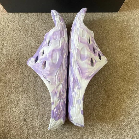 Merrell Hydro Moc Sliders Size UK 12 Lilac Slippers Sandals - Picture 8 of 8